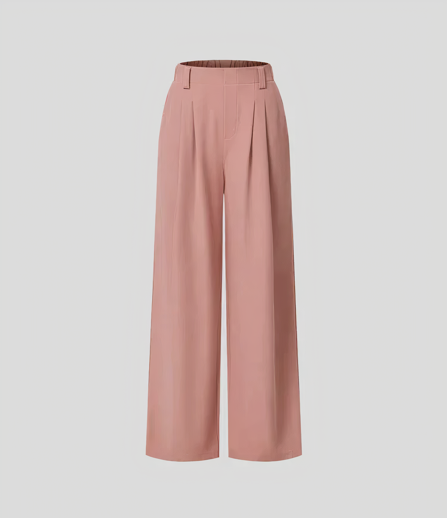 Aurélie pantalon femme à plis avec jambes droites et larges