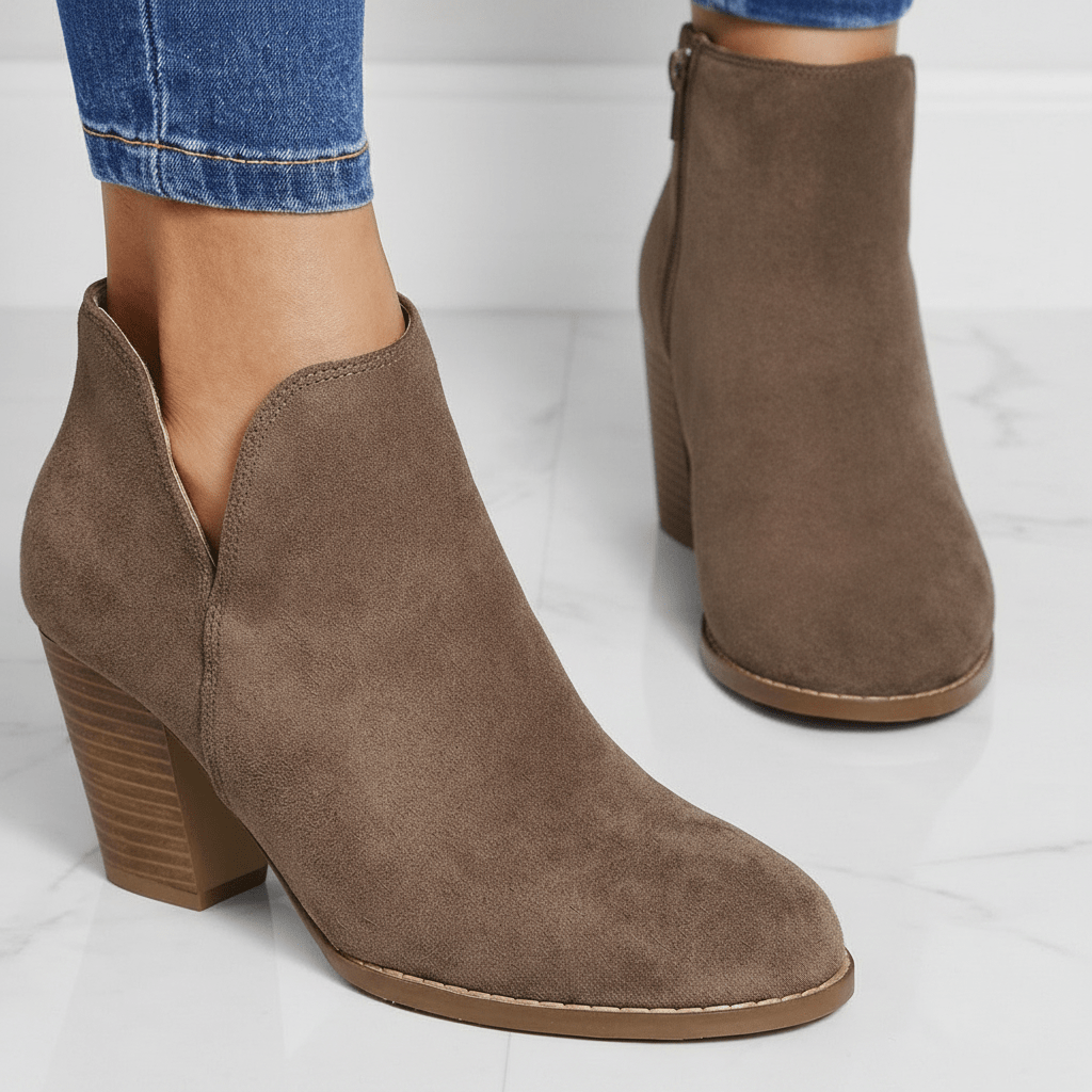 Bottines Femme Talon Bloc – Silhouette Cheville Épurée | Élévation Confortable & Chic