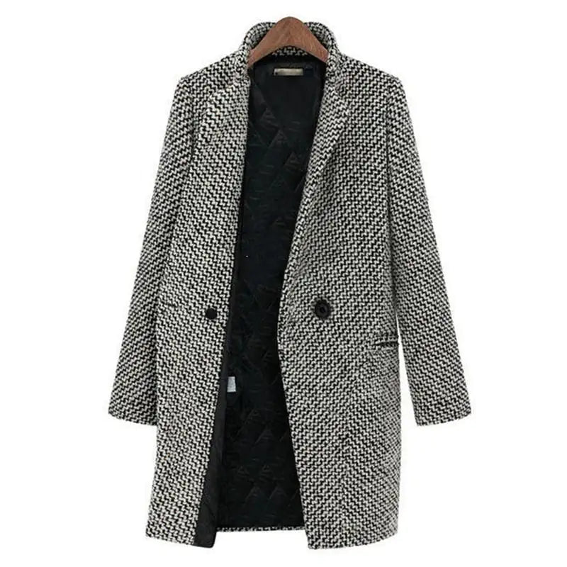 Claudia - Manteau en laine élégant pour l’automne et l’hiver