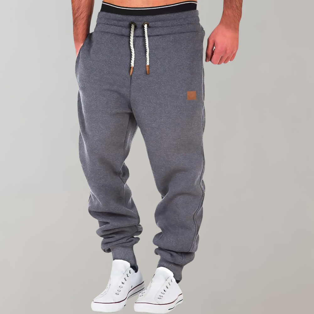 Noah pantalon de jogging homme taille élastique avec cordon coupe ajustée style casual