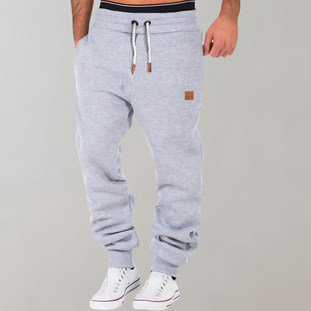 Noah pantalon de jogging homme taille élastique avec cordon coupe ajustée style casual