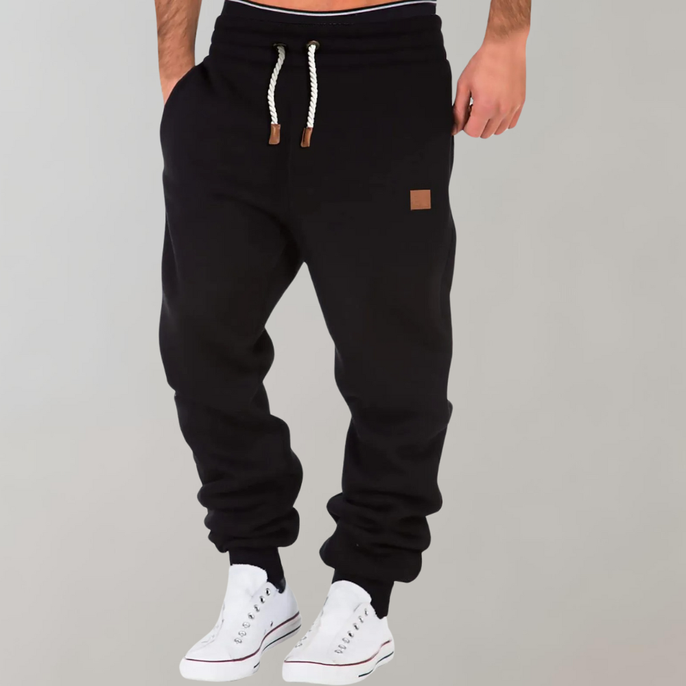 Noah pantalon de jogging homme taille élastique avec cordon coupe ajustée style casual