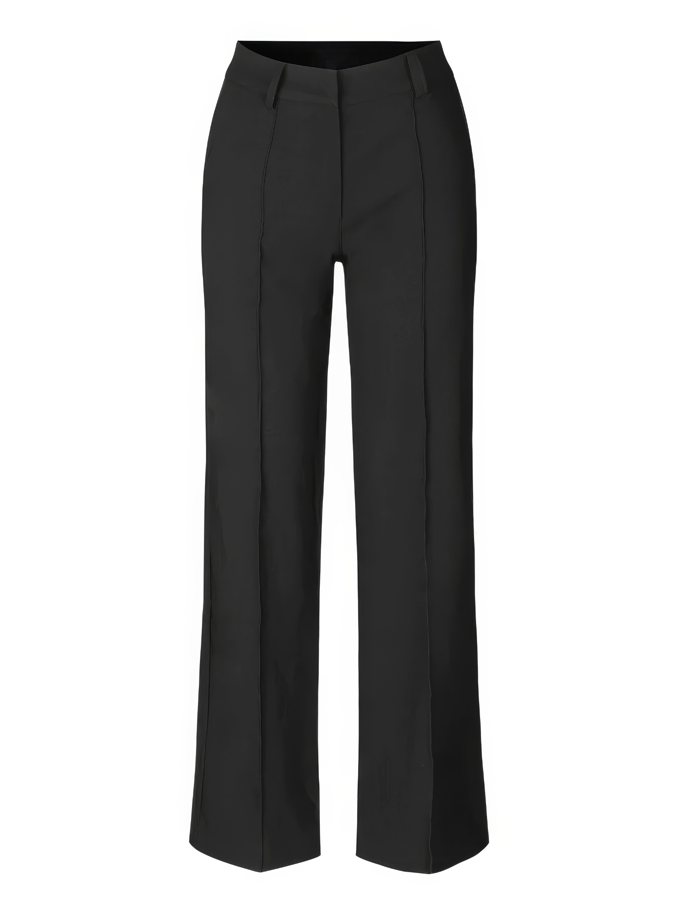 Océane pantalon femme taille haute à jambes droites et larges