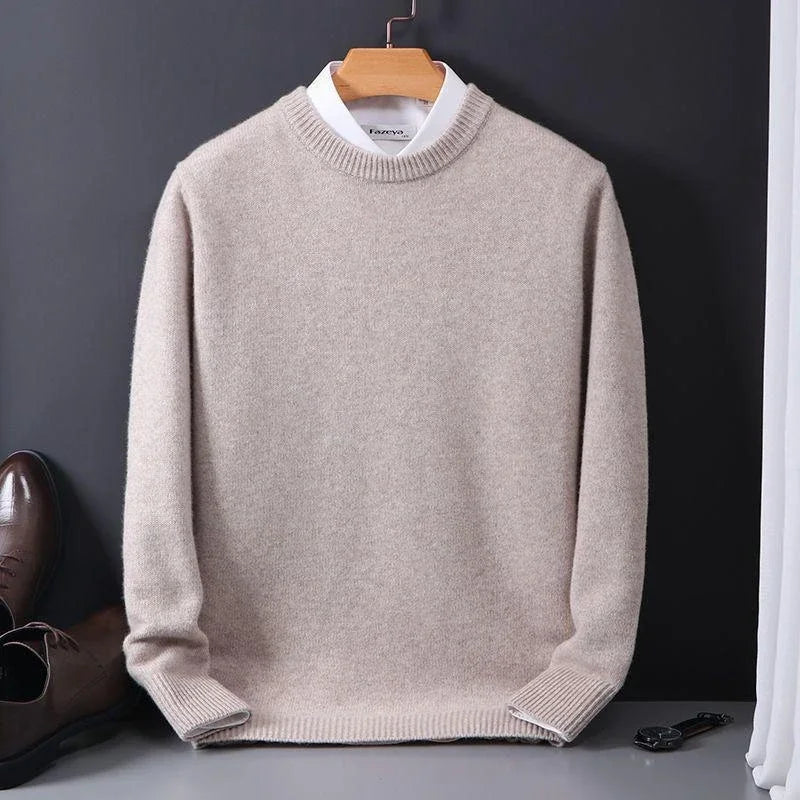 Pull Homme Maille Douce – Coupe Classique Manches Longues | Confort & Élégance Quotidienne