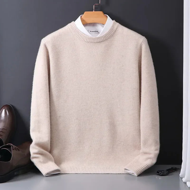 Pull Homme Maille Douce – Coupe Classique Manches Longues | Confort & Élégance Quotidienne