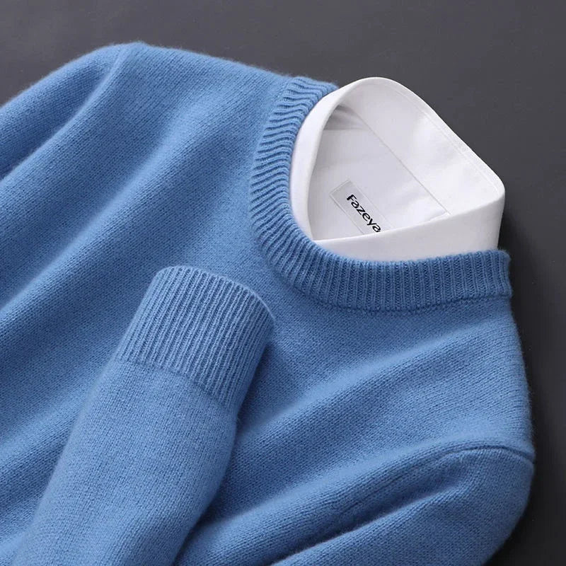 Pull Homme Maille Douce – Coupe Classique Manches Longues | Confort & Élégance Quotidienne