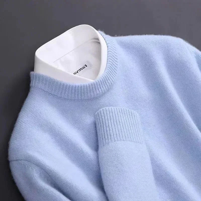 Pull Homme Maille Douce – Coupe Classique Manches Longues | Confort & Élégance Quotidienne