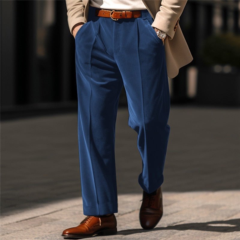 Pantalon Droit Homme Tailleur Raffiné – Coupe Classique Premium | Derek Pantalon Bureau