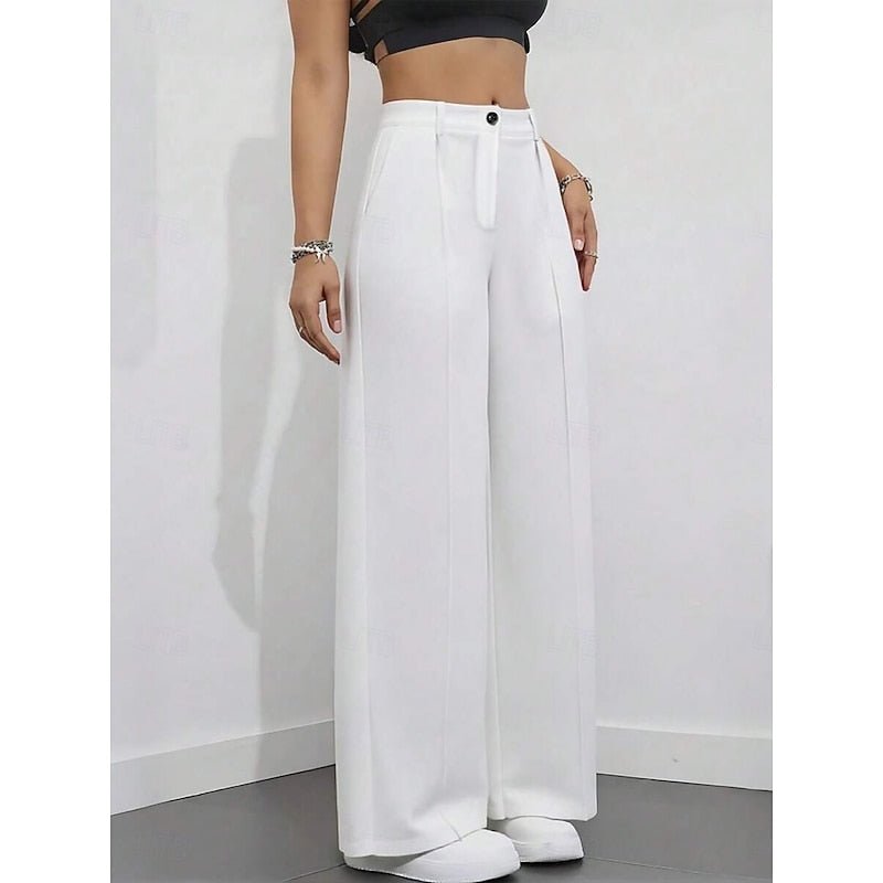 Alaina | Elegant High-Waist Tailored Trousers