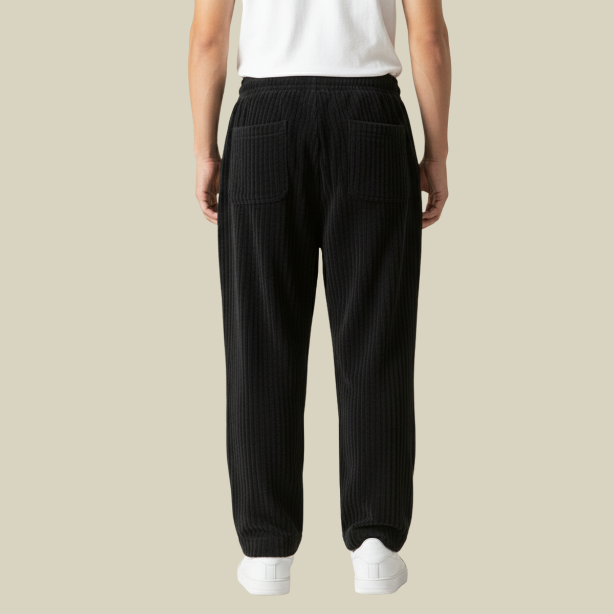 Pantalon Velours Côtelé Homme Taille Élastique – Coupe Confortable | Ryder Pantalon Casual