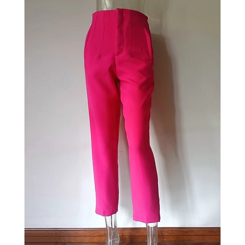 Pantalon Tailleur Femme Taille Haute – Coupe Ajustée Élégante | Nora Pantalon Bureau