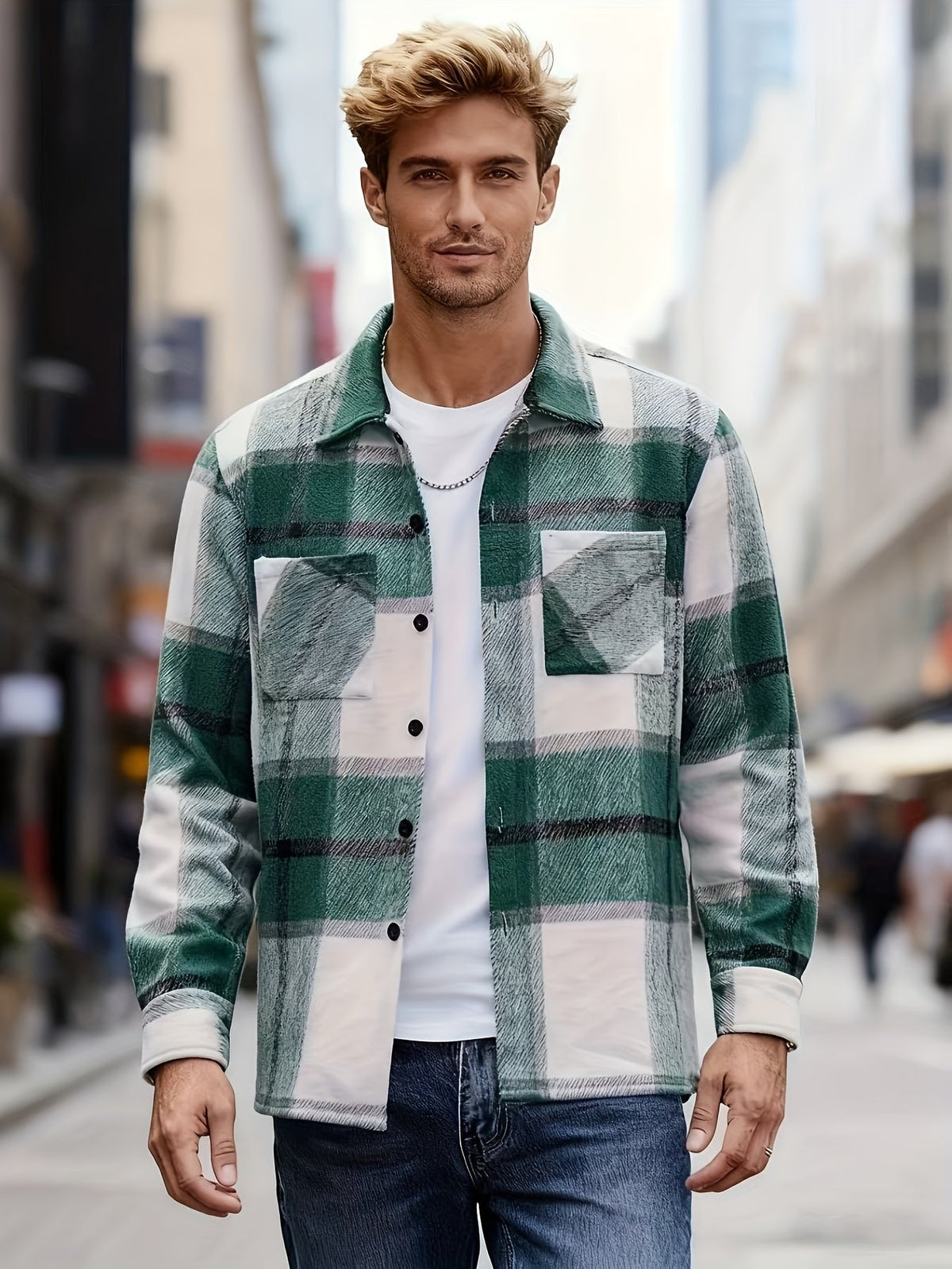 Veste Carreaux Homme Classique – Coupe Confortable Décontractée | Andrew Lumberjack Automne