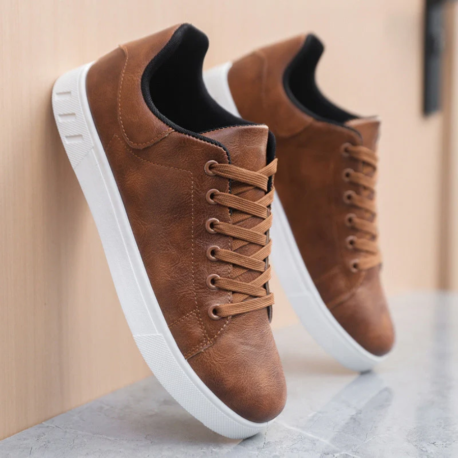 Baskets Homme Confort – Lacets Semelle Contrastée Confort Toute Journée | Style Casual