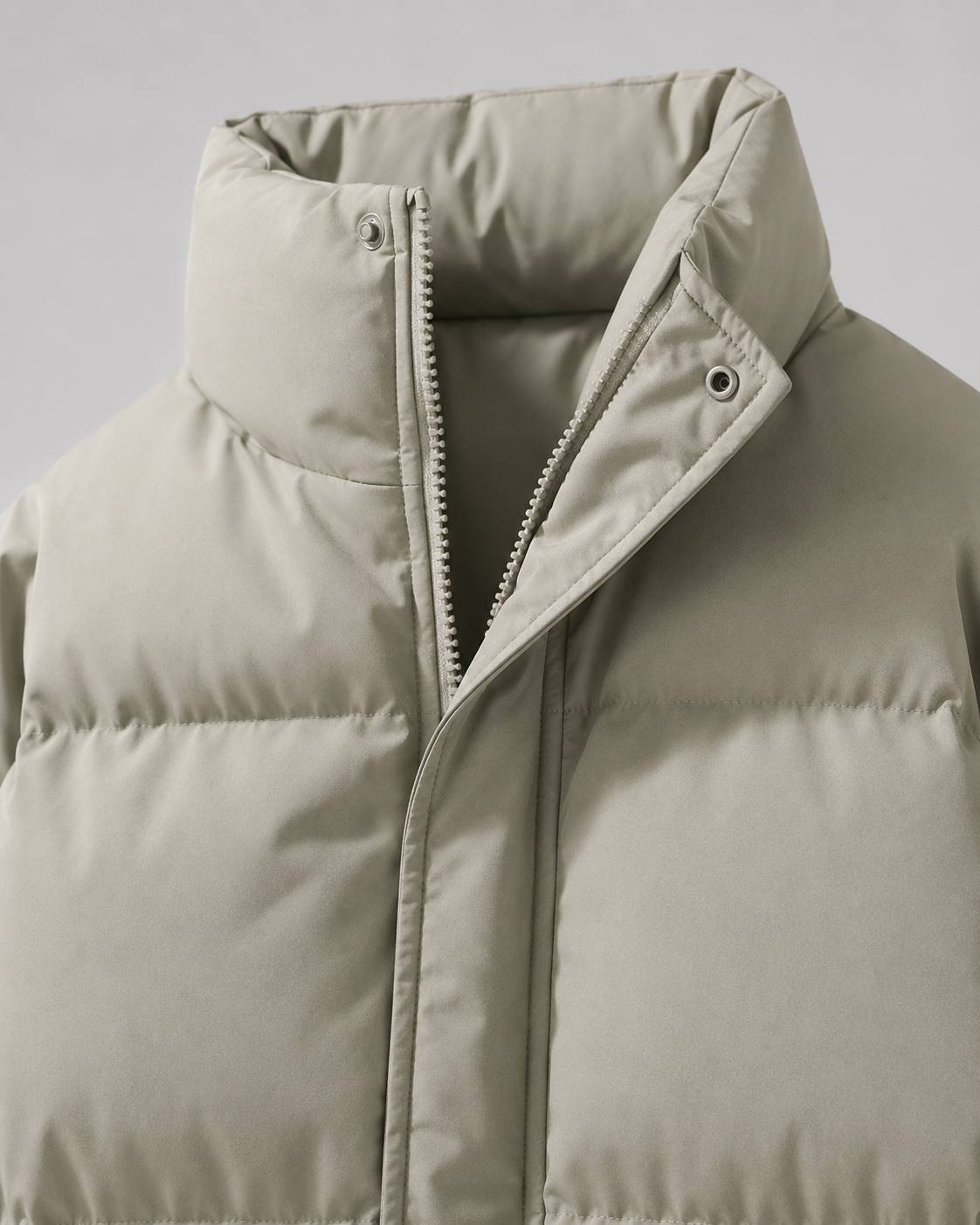 Doudoune Homme Oversize Col Droit – Rembourrage Chaud Imperméable | Style Urbain Hiver